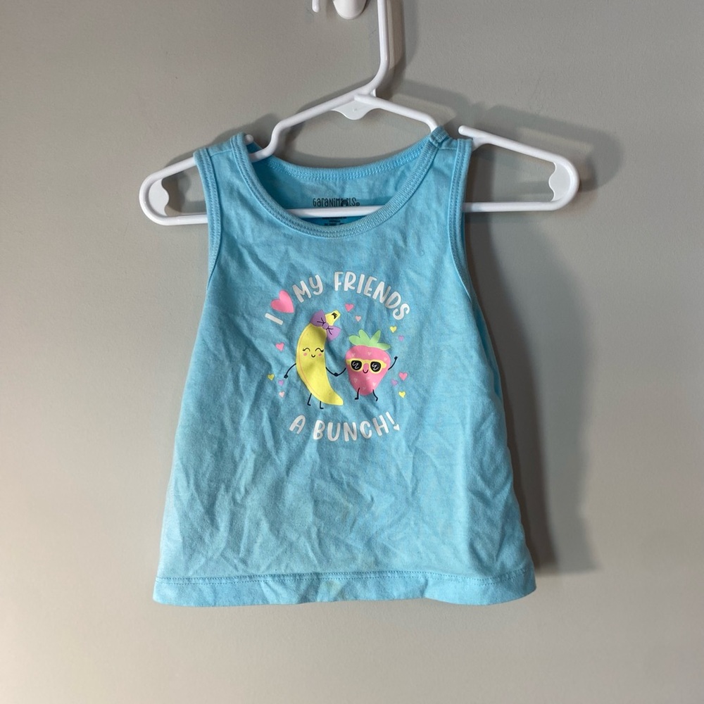 Blue Kids Tank Top - "My Friends a Bunch"
